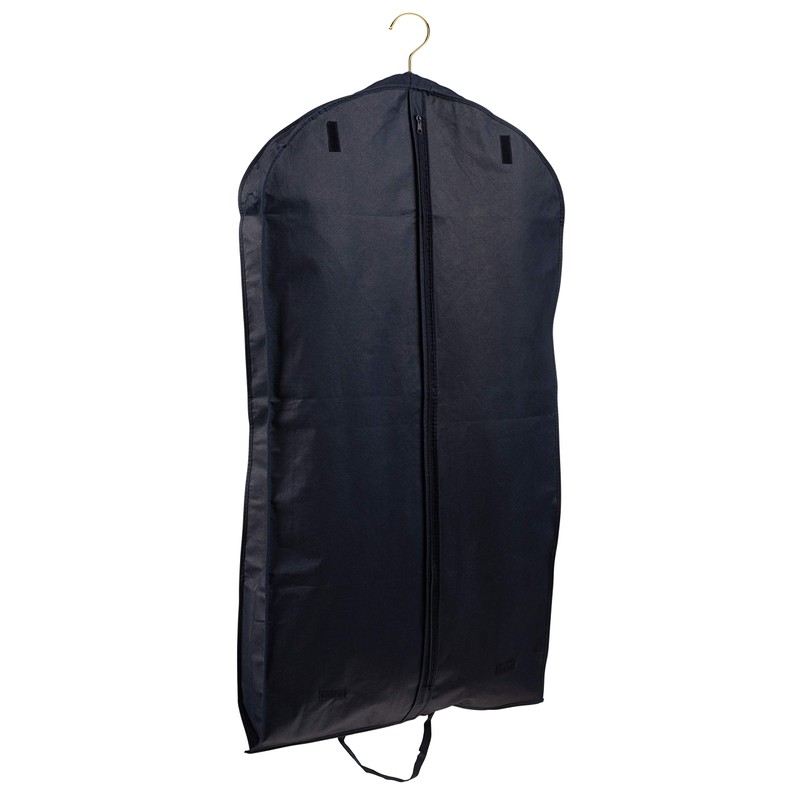 Tuva Breathable Fur Coat/Suit/Dress Garment Bag 45", Black, with Handles