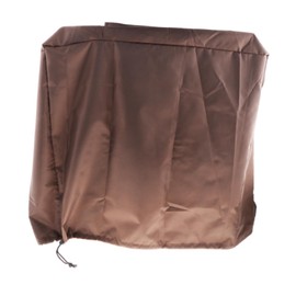 Generic Wall Mounted Hose Reel Cover, Water Hose Reel Cover, Oxford Cloth, Dustproof Protective Cover Protector for Lawn Yard Outside, Coffee