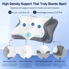 Cervical Neck Pillow for Neck Support Pillows for Sleeping