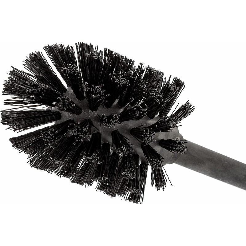 BROOKSTONE Toilet Brush and Holder Set for Bathroom with Splash