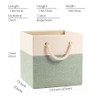 PRANDOM Large Foldable Cube Storage Bins 13x13 inch [4-Pack] Fabric