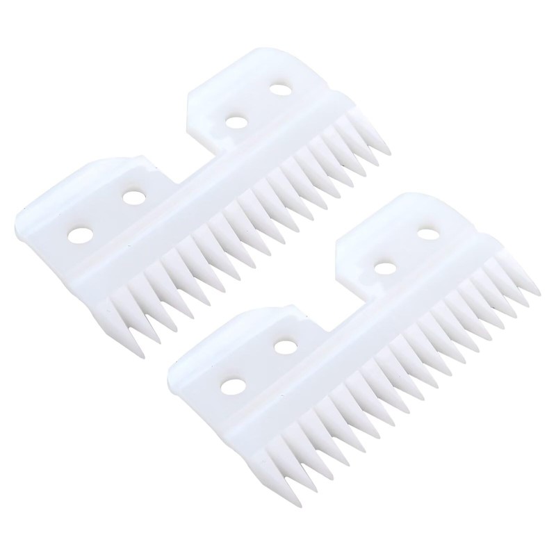 YTXXDEUS 18 Teeth Ceramic Replacement Cutter Blades for Most Andis