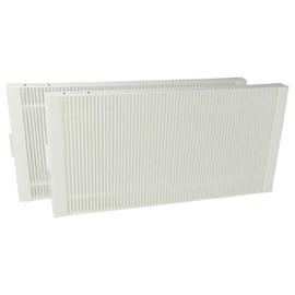 vhbw 2x Pollen Filter Compatible with Stiebel-Eltron LWZ 404 Trend Ventilation Device - Air Filter F7 White