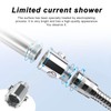 LWLWA Plastic Shut-off Valve, Fully Galvanised Diverter Valve Shower, One-Click