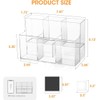 AIEVE Magnetic Drink Packet Organizer, 2-Tier Fridge Organizer Cabinet Door
