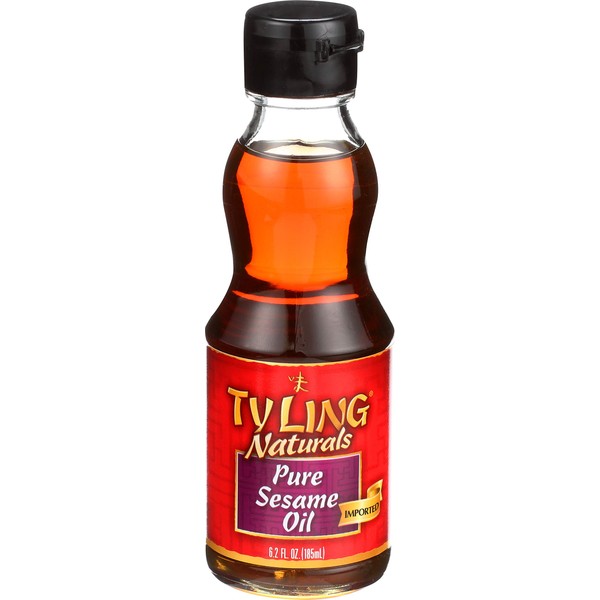 Ty Ling Pure Sesame Oil, 6-Ounce Bottle (Pack of 12)