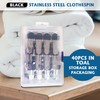 LOYONAL Clothes Pegs Stainless Steel Rustproof – Pack of 40