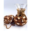 Handmade Crochet Coffeemaker Cozy For Chemex 6 Cup Accessories Coffee