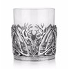 AE Williams Stunning Pewter Stag & Scottish Thistle Whisky Tumbler