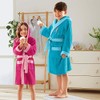 Erwin Müller Children's Hooded Terry Towelling Bathrobe Towel Set Terry