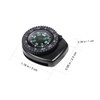 Sosoport 2pcs Detachable Compass for Watch Portable Camping Compass Outdoor
