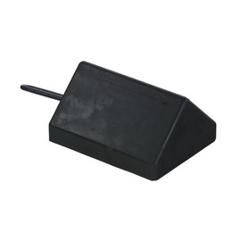 Vestil RWC-10-HDL Molded Rubber Wheel Chock, Overall W x L x H (in.) 15-1/2 x 7-3/8, Black