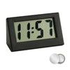Small Digital Clock,Small Digital Travel Alarm Clock,Mini Portable LCD Display