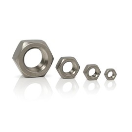 Sechskantmutter M8 – DIN 934 / ISO 4032 – Edelstahl V2A A2 rostfrei – Schraubenmutter/Edelstahlmutter / V2A Mutter – Auswahl 1–50 Stück (50)