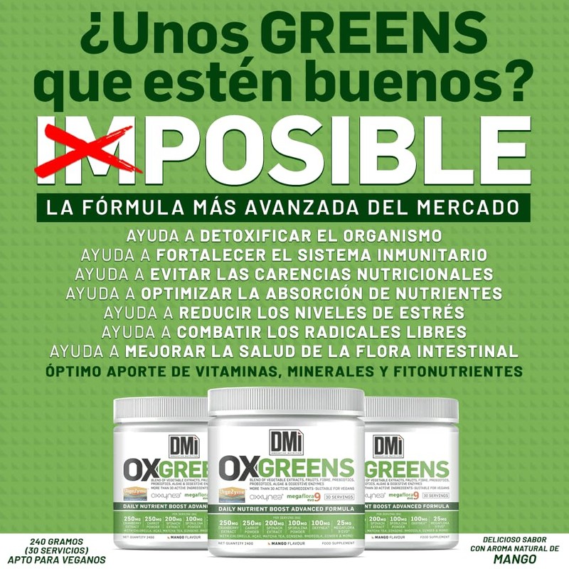DMI Oxgreens – 240 g – Daily Nutrient Food –