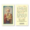 Generic A Prayer for Children/St. Nicholas Laminated Holy Cards, 25-Count