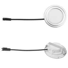 2pcs Range Hood Light Bulbs, DC 12V 1.5W Range Hood Led Light Replacement with SM Socket Male Head 6500k Led Appliance Bulb 2.68in in Diameter 0.83in in Thickness 5.47in in Length for Kitchen Home