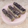 Lavender Sage Smudge Kit with Shell, Palo Santos, Stones, Bracelet,