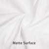 BOLLUMA 3x6m White Screen Background Photography Backdrop, 100% Cotton Muslin