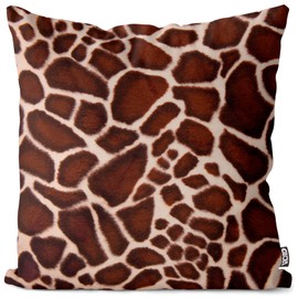 VOID Giraffe Pattern Safari Cushion Cover Sofa Cushion Decorative Outdoor Cushion Decorative Cushion Size: 60 x 60 cm