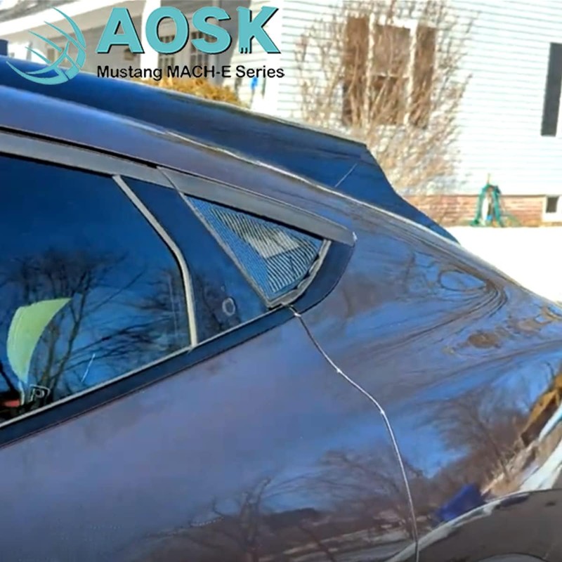 AOSKonology for Mach E Quarter Side Window Scoop Louvers Cover