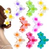 8 Pieces Large Women's Hair Clips, Flower Hair Clips, Flower
