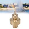 Copper Double Column Fountain Nozzle Music Fountain Landscape Scenery Nozzle