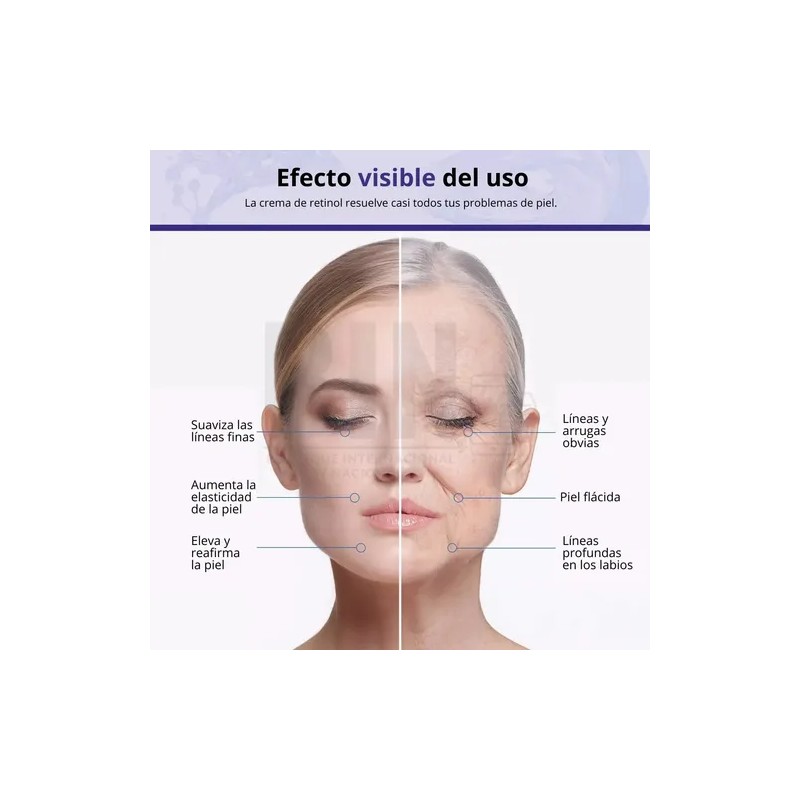 Crema Facial Reafirmante Retinol 2.5%+ Aloe Vera Antiarrugas