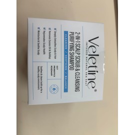 Veletine Scalp Treatments,Cleasing Scalp Cream,Purifying Scalp Scrub,2-In-1 Scalp Scrub & Cleansing Shampoo,With Scalp Massage Brush（260g）