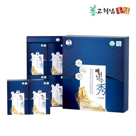 Gocheolnam Red Ginseng Premium whole food red ginseng extract, Baedunalsu 30 packets, 1 unit / 프리미엄 전체식 홍삼진액 빼어날 수 30포, 1개