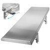 Toriexon Folding Concession Shelf 48" x 18", Stainless Steel Drop