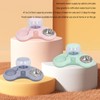 Double Cat Bowls Pet Food and Water Bowl Set Tilted