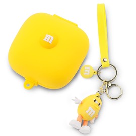 Fit Designed for Powerbeats Pro Earbuds, Suublg Cartoon Silicone Case Protective Cover with Cute Doll Keychain Full Body Anti-Lost Lanyard for Powerbeats Pro Wireless Headphones