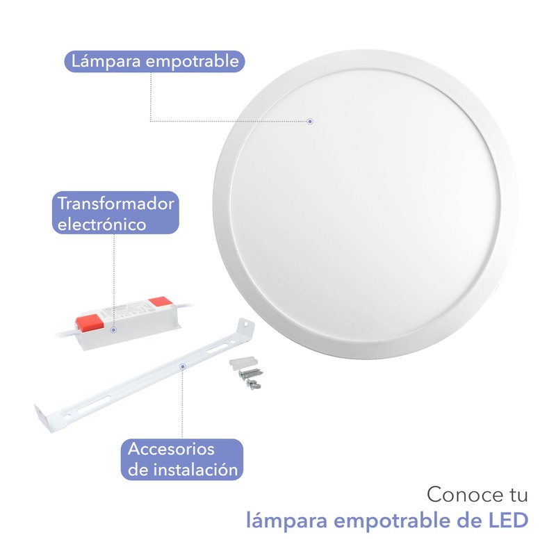 Rca Lámpara De Led Empotrable Rc-lmt12