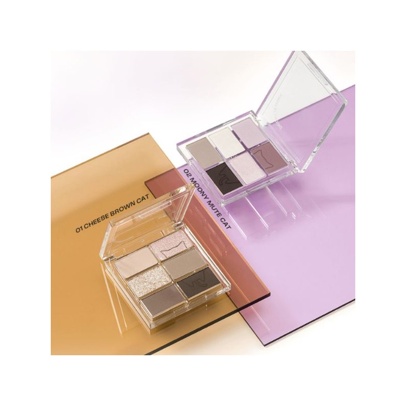 KIRSH BLENDING Mood Like Eye Palette 9g, Color:01 Cheese Brown