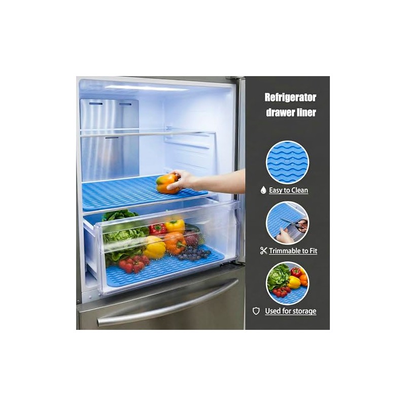 MicoYang Silicone Dish Drying Mat - Quick-Dry & Versatile Kitchen