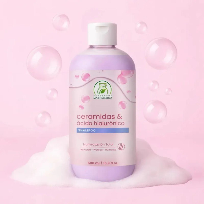 Shampoo Capilar Ceramidas & Acido Hialurónico 500ml