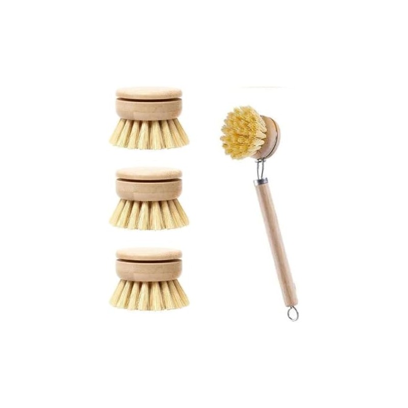 Cepillo para Trastes Cocina, 4 Piezas Juego De Cepillos para