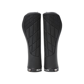 AEYINO Handlebar Grips - Ergonomic Mountain Bike Grips With Single Lock-on, Comfortable Rubber Anti-Slip Handle Grips, Bicycle Handle Bar for 22.2mm MTB, Road Bike, BMX Grips, Trekking, Cruiser