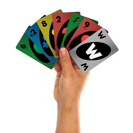 Mattel Games UNO Juego de Cartas Platinum para niños de 7 años en adelante