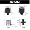 GIONAR Tripod Adapter 1/4 to 3/8 Inch Thread Adapter, 3/8