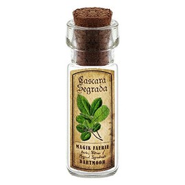 MyTinyWorld Dolls House Apothecary Cascara Segrada Herb Short Colour Label And Bottle