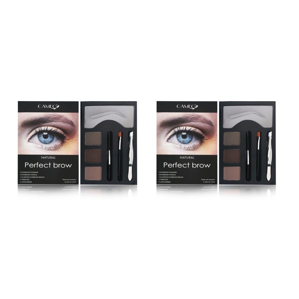 Cameo Perfect Brow Makeup Natural (Pack of Two)