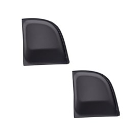 2 pcs/set SHLPDFM Black Front Bumper Lower Grille Left Passenger Side No Fog 735455037 Fits for Fiat 500 2008-2013