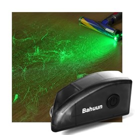 Vacuum Attachments Green Laser Light, Compatible with Dyson V8, V10, V11, V12, V15, Gen5 & All Vacuums, Deep Cleaning Supplies for Dog & Cat Owners, Reveal Hidden Dust on Hard Floor & Pet Hair(Black)