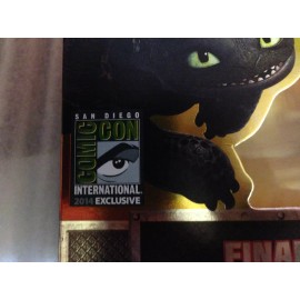 Bandai SDCC 2014 How To Train Your Dragon 2 Final Battle Toothless Exclusive  RARE SOLD