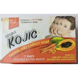 Vipada Papaya & Carrot + Double Kojic Soap 160g [Japanese Formula]