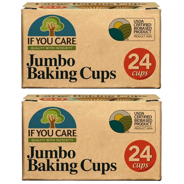 Jumbo Baking Cups (24's) x 2 Pack Deal Saver