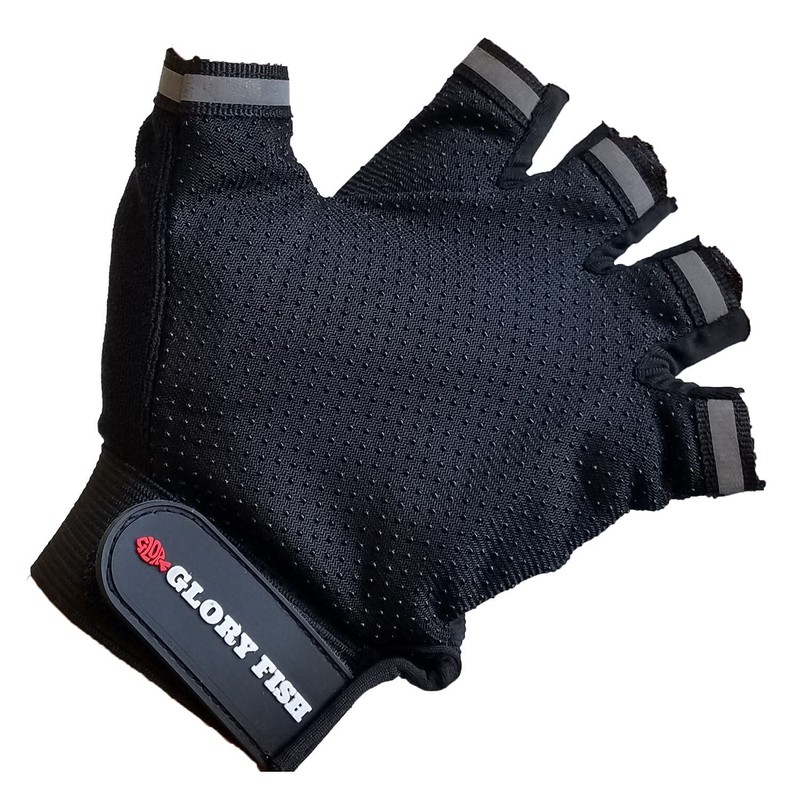 Glory Fish GL-002 Game Gloves, 5 Cut Black, Free