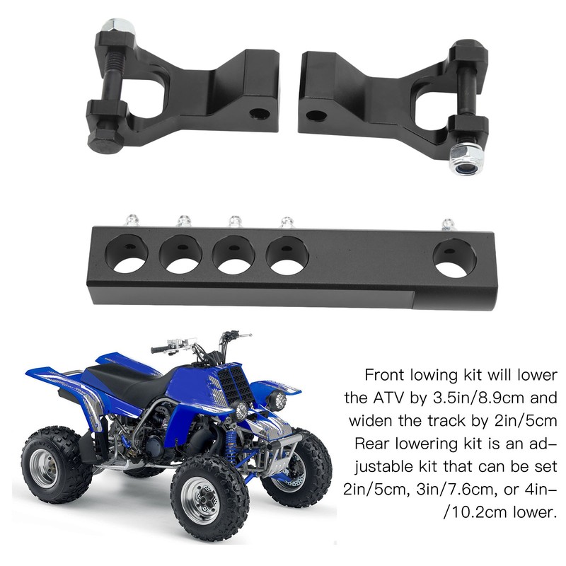ATV Front Rear Lowering Kit Adjustable Replacement for Banshee 350
